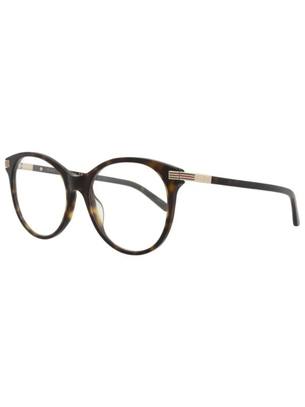 New Gucci Womens Round/Oval Havana Havana Transparent Fashion Designer Eyeglasse